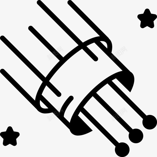 光纤宽带电缆图标svg_新图网 https://ixintu.com 光纤 宽带 提供商 电缆 连接器