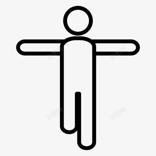 健身房锻炼人图标svg_新图网 https://ixintu.com 健身房 运动 锻炼