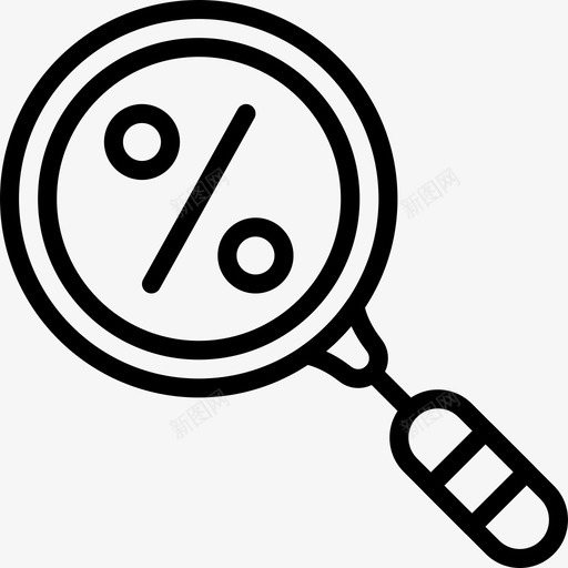 搜索商业143线性图标svg_新图网 https://ixintu.com 商业 搜索 线性