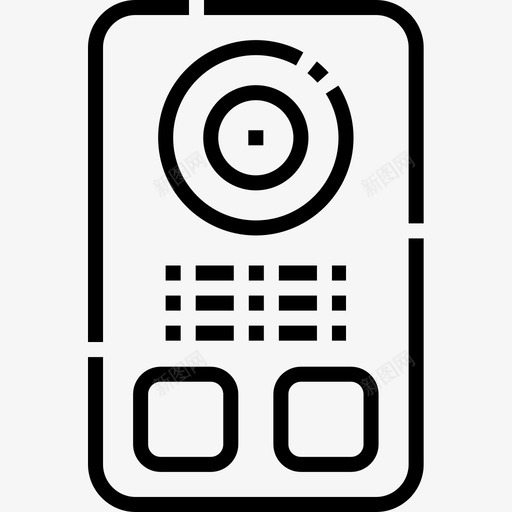 摄像头smarthome13线性图标svg_新图网 https://ixintu.com smarthome 摄像头 线性