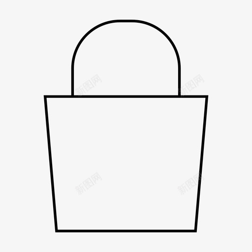 购物袋购买出售图标svg_新图网 https://ixintu.com 出售 图标 开发 网页设计 购买 购物袋