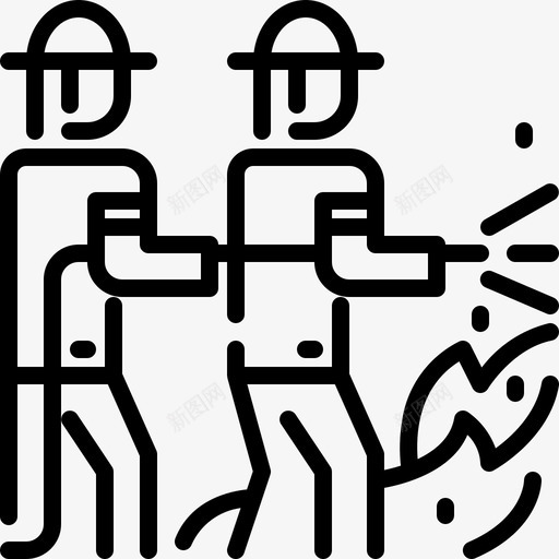 消防员野火直系图标svg_新图网 https://ixintu.com 消防员 直系 野火