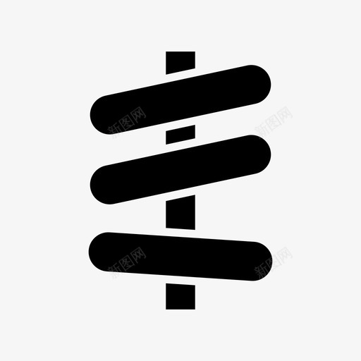 路标广告牌方向图标svg_新图网 https://ixintu.com 导航 广告牌 方向 标牌 路标