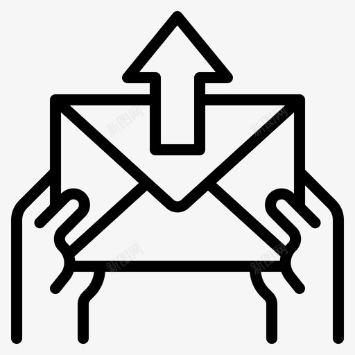 发邮件联系我们60直线图标svg_新图网 https://ixintu.com 我们 直线 联系 邮件