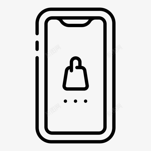 网上购物袋销售电子商务和网上购物图标svg_新图网 https://ixintu.com 电子商务 网上 网上购物 购物袋 销售