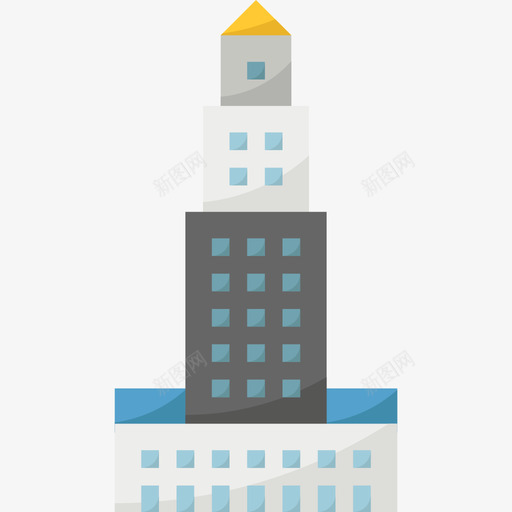 塔楼54号楼平房图标svg_新图网 https://ixintu.com 54号楼 塔楼 平房