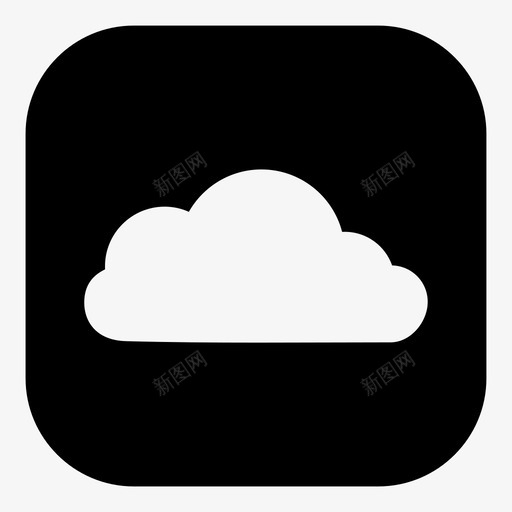 云网阴图标svg_新图网 https://ixintu.com 云云 云网 阴天