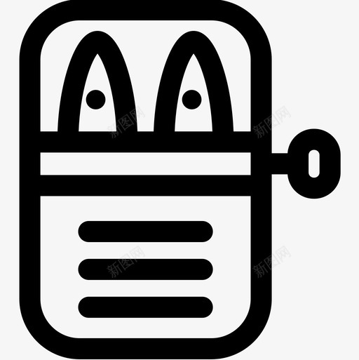 罐头健康食品34直系图标svg_新图网 https://ixintu.com 健康食品 直系 罐头