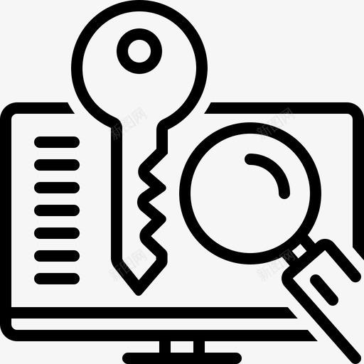 键盘记录器代码软件图标svg_新图网 https://ixintu.com 代码 技术 记录器 软件 键盘