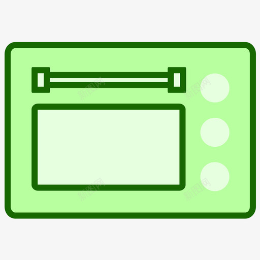 电烤箱点亮svg_新图网 https://ixintu.com 电烤箱点亮
