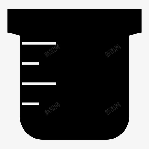 玻璃烧杯烧瓶图标svg_新图网 https://ixintu.com 学校 测量 烧杯 烧瓶 玻璃