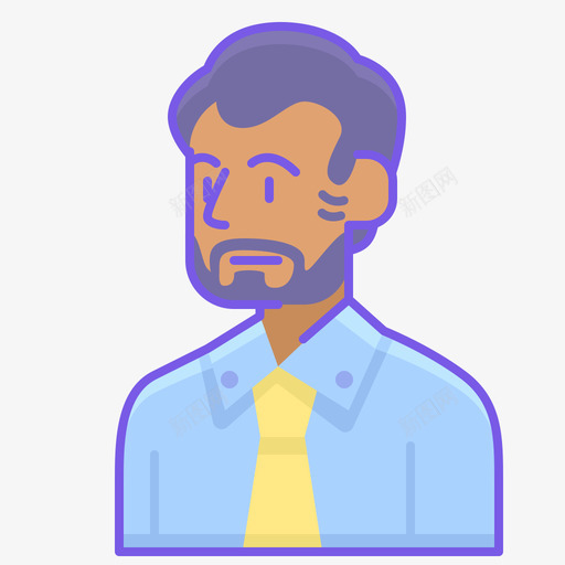 商人阿凡达男直系肤色图标svg_新图网 https://ixintu.com 商人 直系 肤色 达男 阿凡