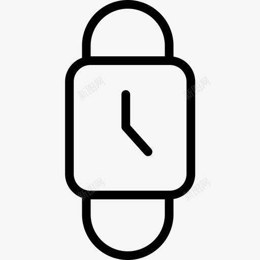手表时间61直线型图标svg_新图网 https://ixintu.com 手表 时间 直线 线型