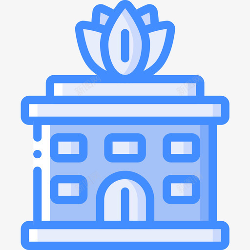 Spa便利设施5蓝色图标svg_新图网 https://ixintu.com Spa 便利设施 蓝色