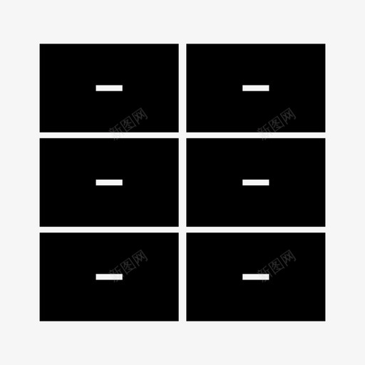 采购产品橱柜家具抽屉图标svg_新图网 https://ixintu.com 产品 家具 抽屉 橱柜 采购
