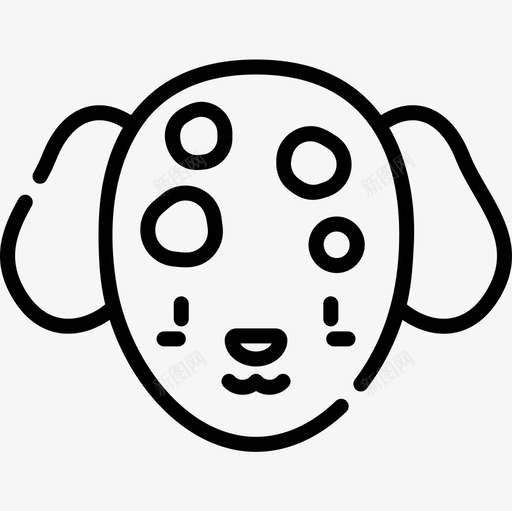 达尔马提亚犬5只直系图标svg_新图网 https://ixintu.com 5只 直系 达尔 马提亚