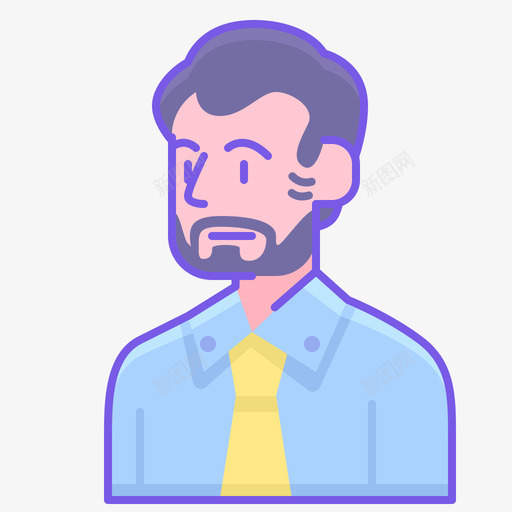 商人阿凡达男直系肤色图标svg_新图网 https://ixintu.com 商人 直系 肤色 达男 阿凡