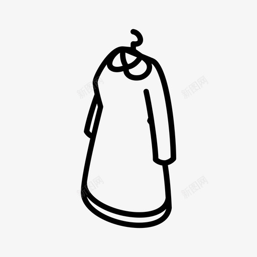 制服衣服连衣裙图标svg_新图网 https://ixintu.com 信息 制服 套装 服装 等距 衣服 连衣裙
