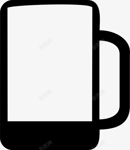 啤酒杯咖啡玻璃杯图标svg_新图网 https://ixintu.com 咖啡 啤酒杯 派对 玻璃杯