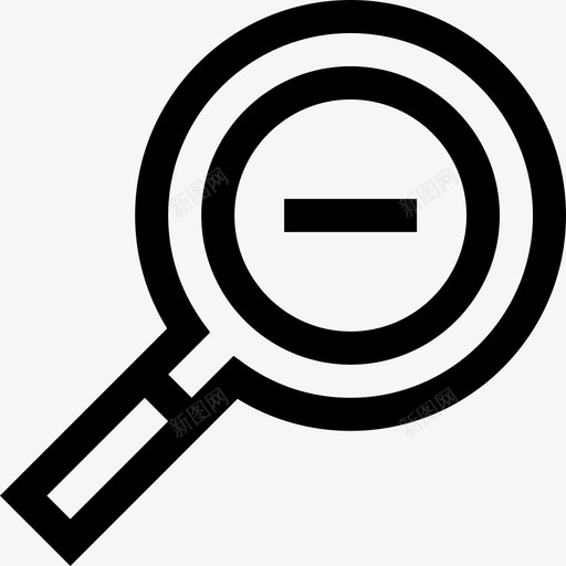缩小照片编辑2线性图标svg_新图网 https://ixintu.com 照片 线性 编辑 缩小