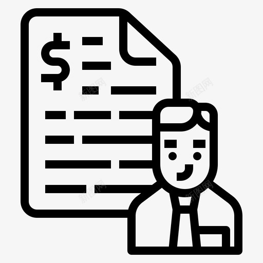 应收账款债务人资产26概要图标svg_新图网 https://ixintu.com 债务人 应收账款 概要 资产
