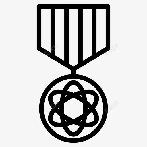 奖章成就徽章图标svg_新图网 https://ixintu.com 在线教育 奖章 徽章 成就 毕业生 老兵 获奖者
