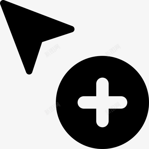 添加选择选择和光标27填充图标svg_新图网 https://ixintu.com 光标 填充 添加 选择