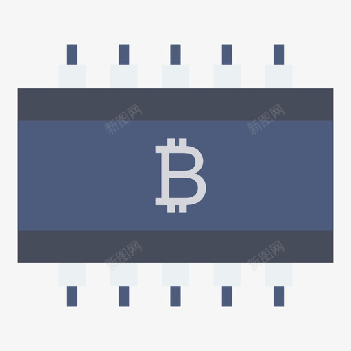 Ram比特币111扁平图标svg_新图网 https://ixintu.com Ram 扁平 比特