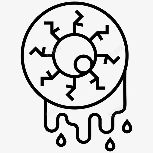 血腥的眼球拉蒂娜万圣节的眼球图标svg_新图网 https://ixintu.com 万圣节 图标 幽灵 恐怖 拉蒂 眼球 眼睛 线路 蒂娜 血腥