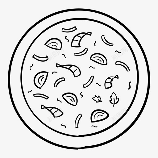 吃海鲜商店图标svg_新图网 https://ixintu.com 商店 海鲜