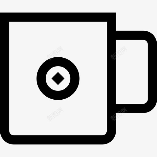 马克杯促销礼品7直系图标svg_新图网 https://ixintu.com 促销礼品 直系 马克