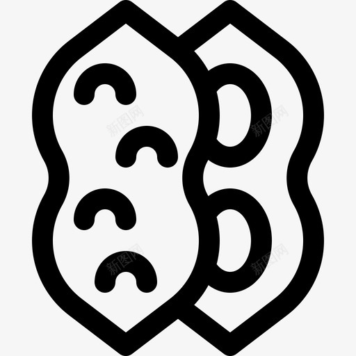 花生68号棒直线型图标svg_新图网 https://ixintu.com 68号棒 直线 线型 花生