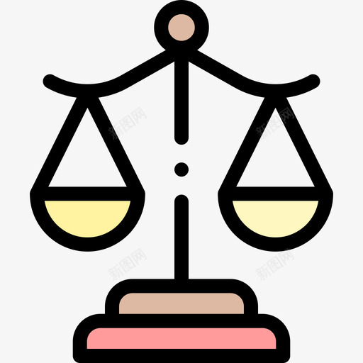 正义希腊神话29线性色彩图标svg_新图网 https://ixintu.com 希腊神话 正义 线性 色彩