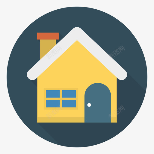 住宅60号楼圆形图标svg_新图网 https://ixintu.com 60号楼 住宅 圆形