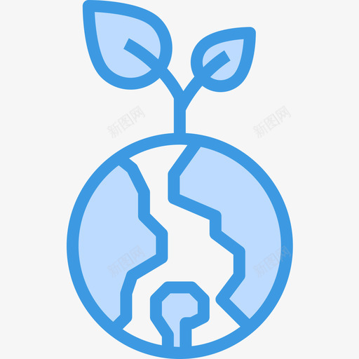 生态能源能源41蓝色图标svg_新图网 https://ixintu.com 生态 能源 蓝色