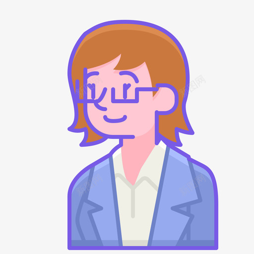 女商人女化身直系肤色图标svg_新图网 https://ixintu.com 化身 商人 直系 肤色