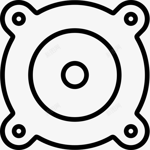 subwoofersvg_新图网 https://ixintu.com subwoofer