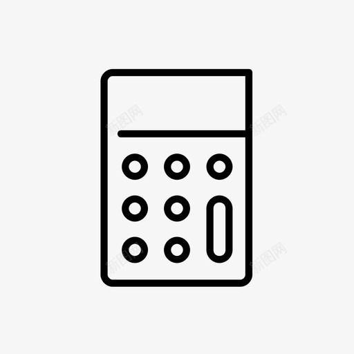 计算器分析商业图标svg_新图网 https://ixintu.com 分析 商业 数学 计算器