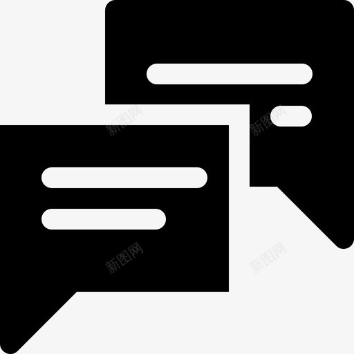 聊天新闻51已填充图标svg_新图网 https://ixintu.com 填充 新闻 聊天