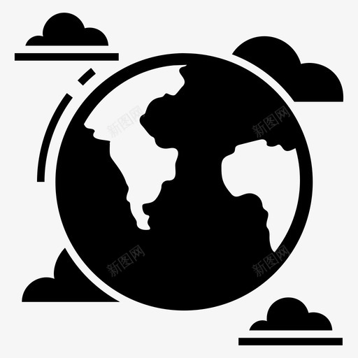 世界环境大气气候图标svg_新图网 https://ixintu.com 世界 图标 地球 大气 字形 气候 温度 环境 生态 相关