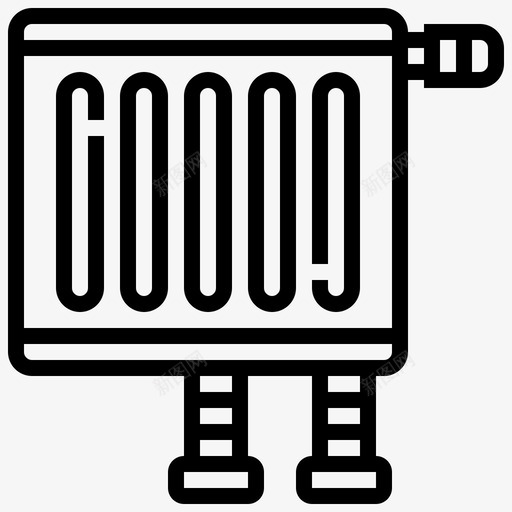 壁式加热器附加装饰图标svg_新图网 https://ixintu.com 内部 加热器 壁式 更换 管路 装饰 附加