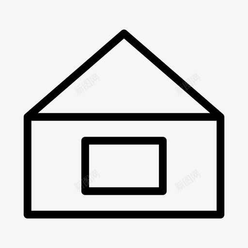 家公司房子图标svg_新图网 https://ixintu.com 住宿 假日 公司 小屋 房子
