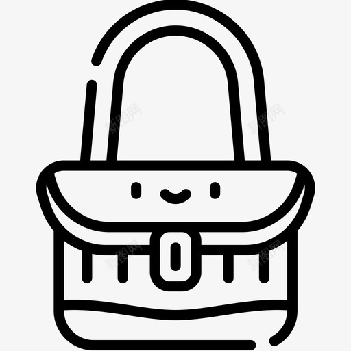 手提包嬉皮士19直纹图标svg_新图网 https://ixintu.com 嬉皮士 手提包 直纹