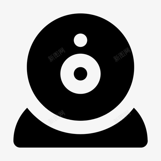 网络摄像头电脑视频图标svg_新图网 https://ixintu.com 字形 摄像头 电脑 网络 视频 通话
