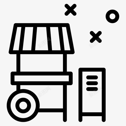 Cart嘉年华49直线型图标svg_新图网 https://ixintu.com Cart 嘉年华 直线 线型