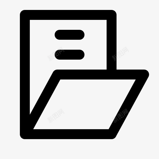 信信封单子图标svg_新图网 https://ixintu.com 便条 信封 单子