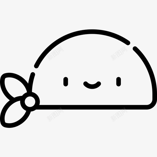 手帕嘻哈19直线型图标svg_新图网 https://ixintu.com 嘻哈 手帕 直线 线型