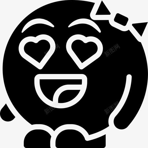 爱情绪化的人填充图标svg_新图网 https://ixintu.com 填充 情绪化