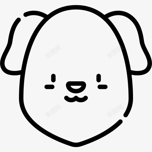 金毛猎犬狗5只直系图标svg_新图网 https://ixintu.com 5只 猎犬 直系 金毛