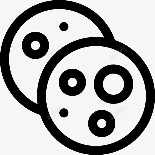 曲奇甜点和糖果4直系图标svg_新图网 https://ixintu.com 曲奇 甜点 直系 糖果